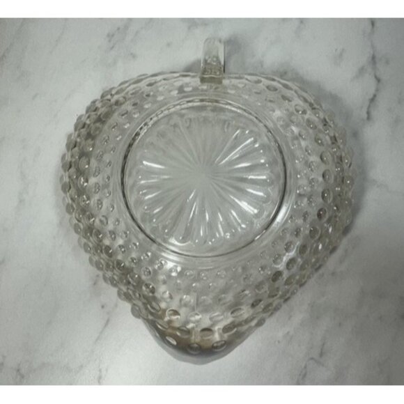 Vintage Moonstone Hobnail Opalescent Nappy Dish Anchor Hocking Trinket Candy 6” - Picture 13 of 13
